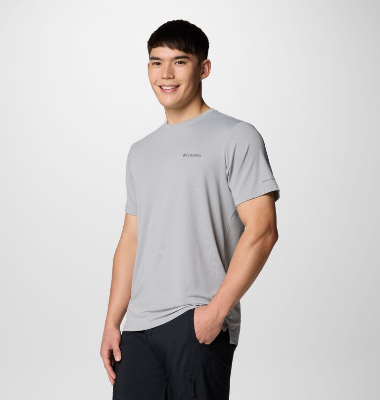 men tech trail utility short sleeve crew - tall