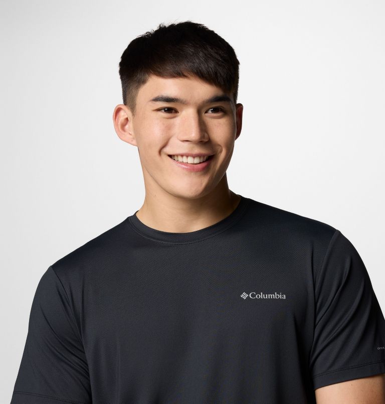men tech trail utility short sleeve crew - tall