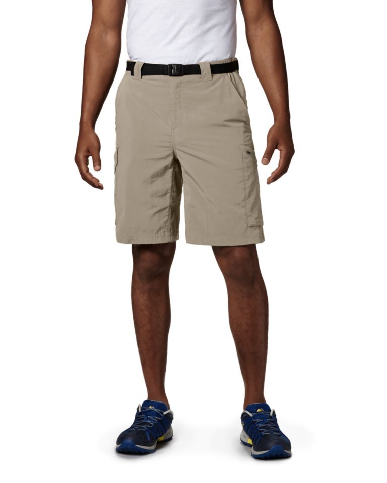 men silver ridge cargo shorts