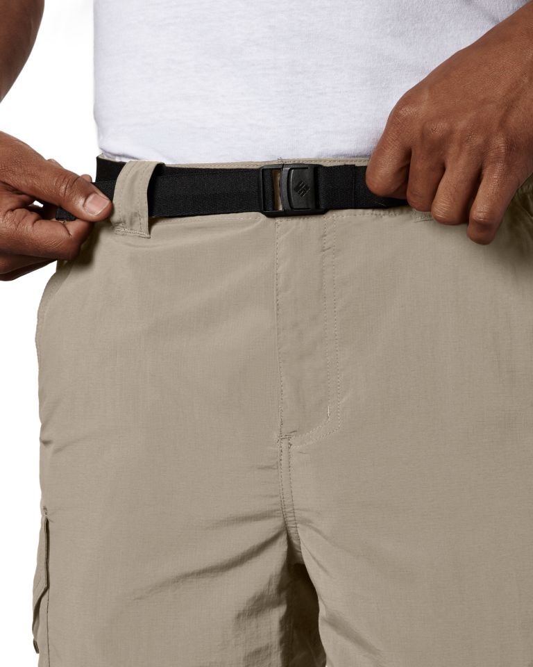 men silver ridge cargo shorts