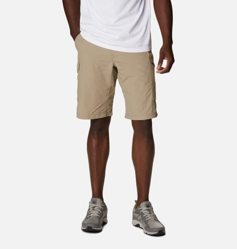men silver ridge cargo shorts