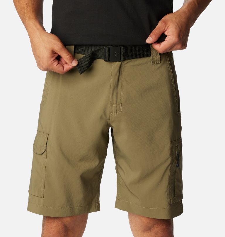 men silver ridge utility cargo shorts
