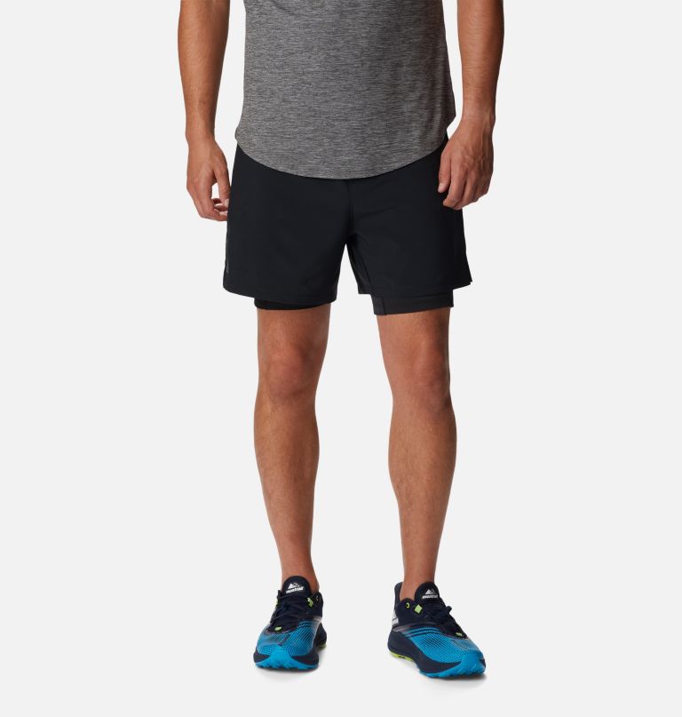 men endless trail 2-in-1 shorts
