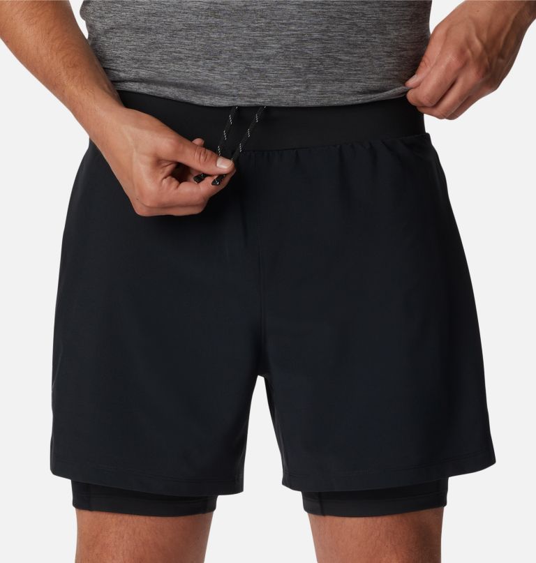 men endless trail 2-in-1 shorts