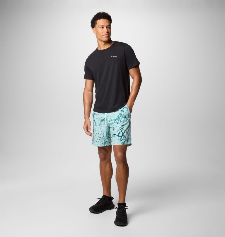 men summertide stretch printed shorts