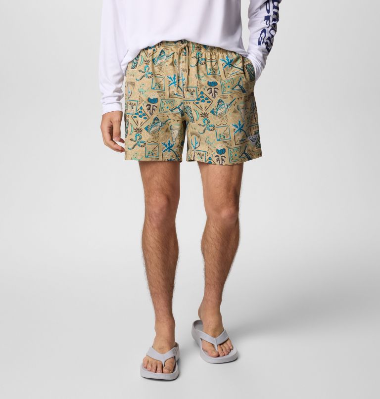 men pfg rambler printed water shorts