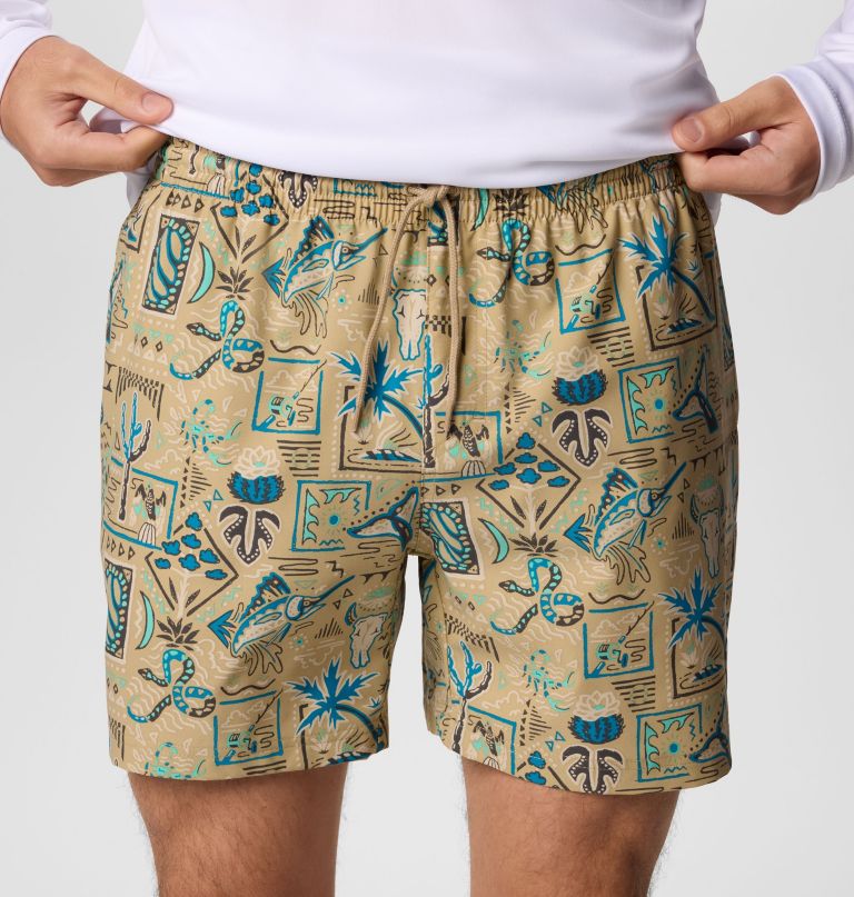 men pfg rambler printed water shorts