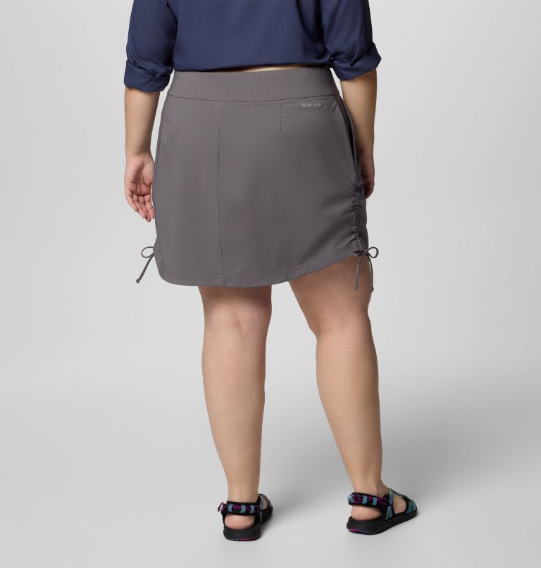 women all seasons ruched skort - plus size