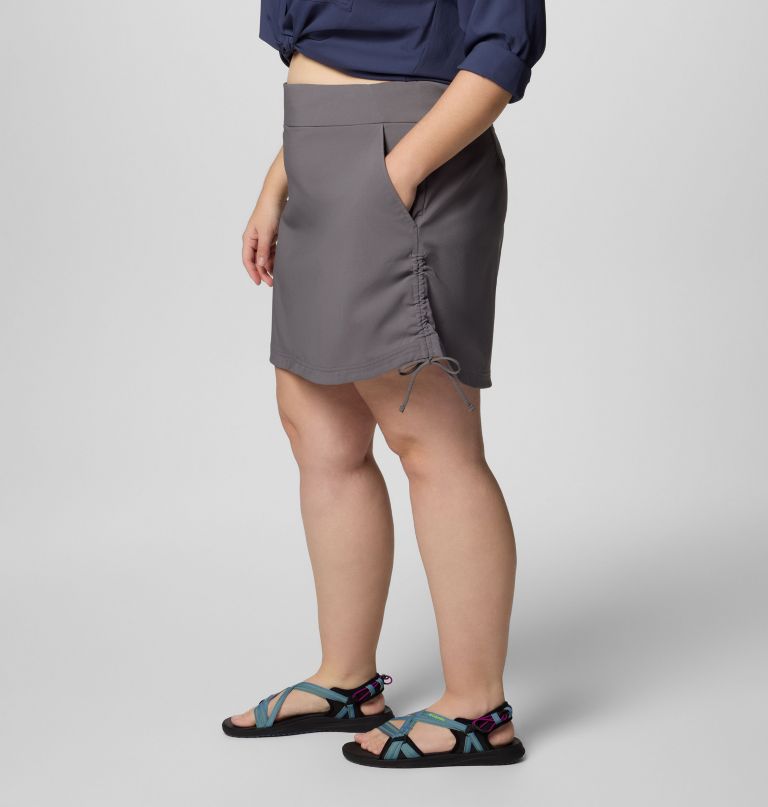 women all seasons ruched skort - plus size