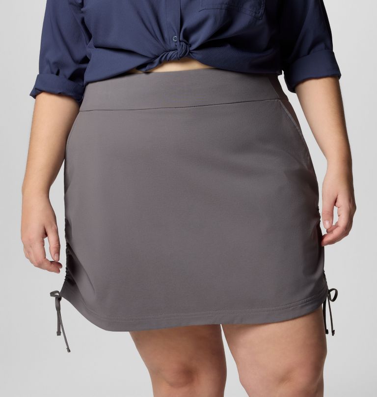 women all seasons ruched skort - plus size