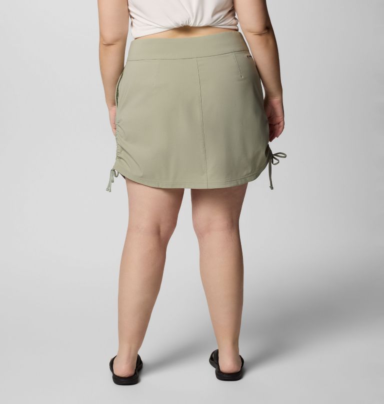 women all seasons ruched skort - plus size