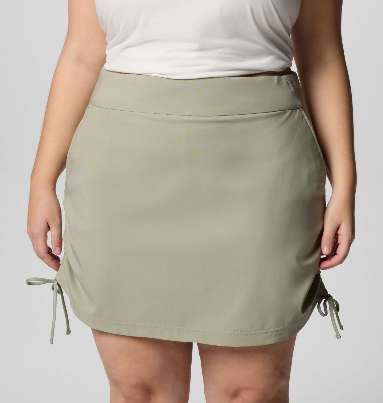 women all seasons ruched skort - plus size