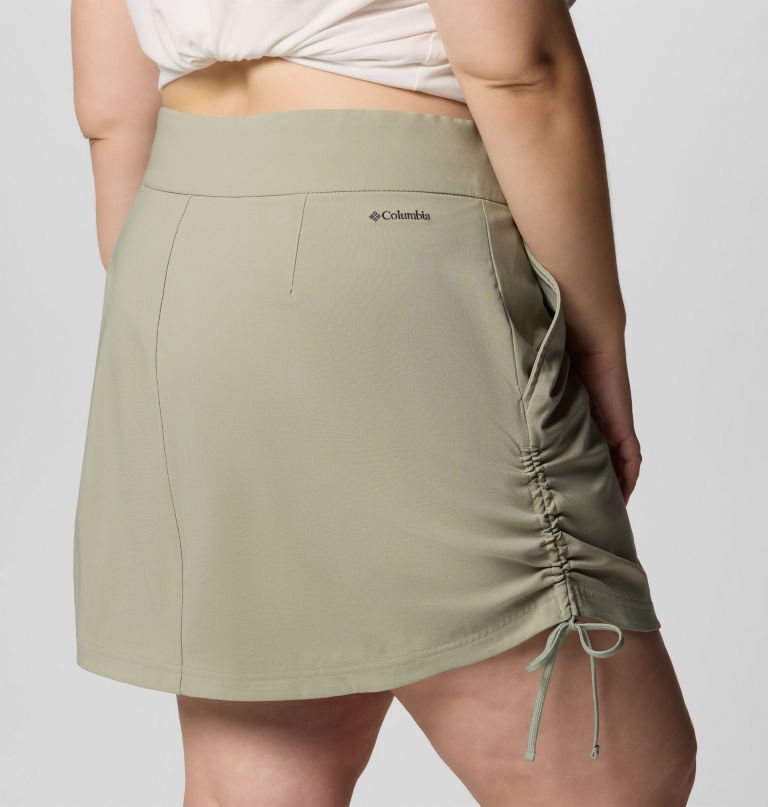 women all seasons ruched skort - plus size