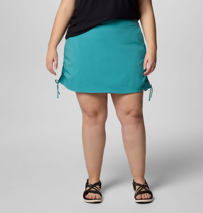 women all seasons ruched skort - plus size