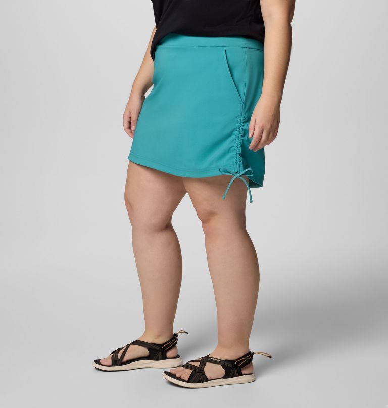 women all seasons ruched skort - plus size