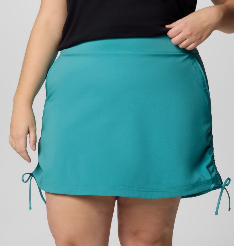 women all seasons ruched skort - plus size