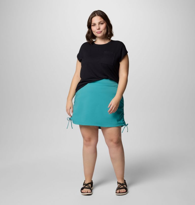women all seasons ruched skort - plus size