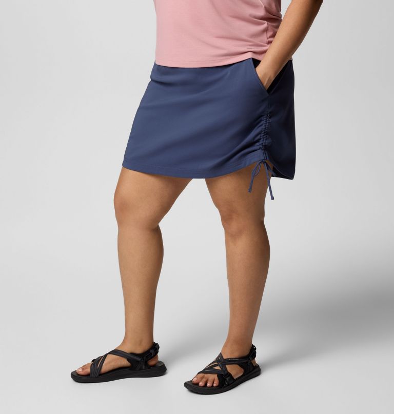 women all seasons ruched skort - plus size