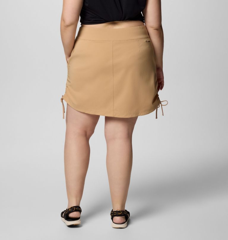 women all seasons ruched skort - plus size