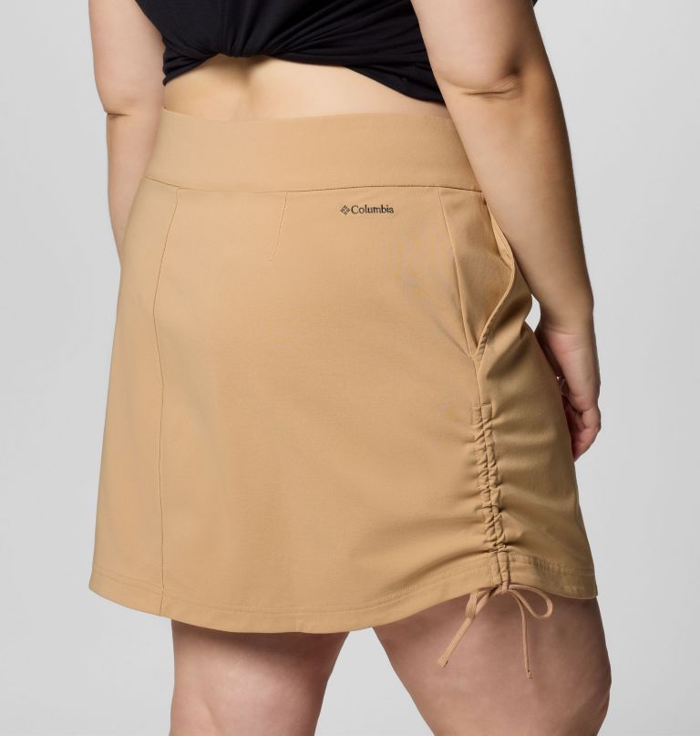 women all seasons ruched skort - plus size