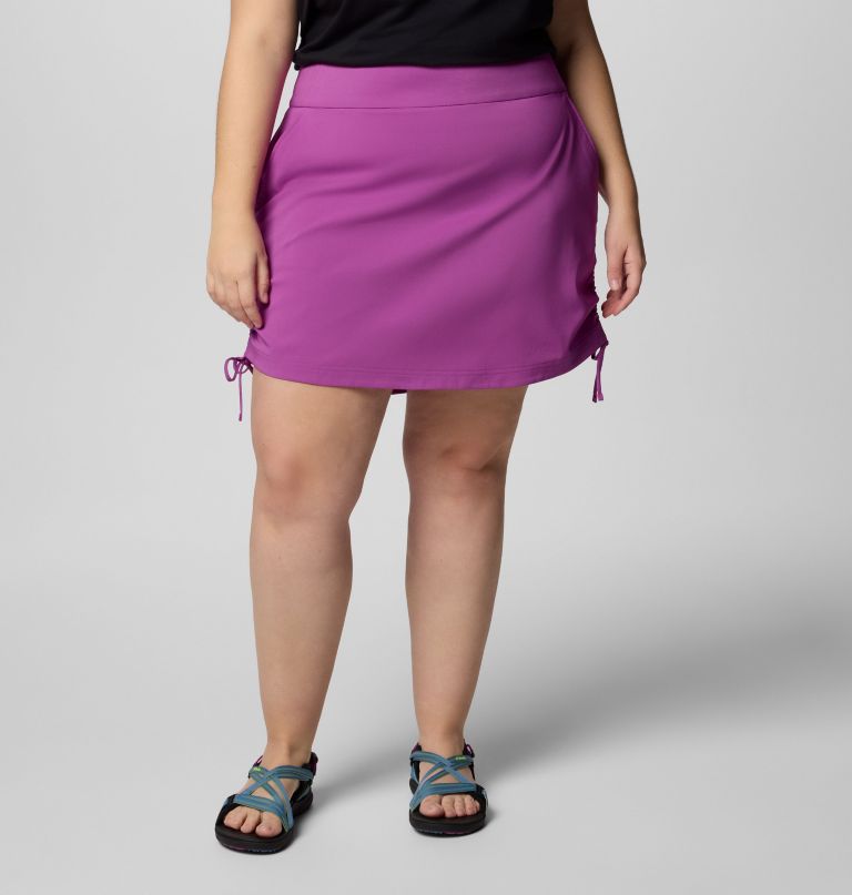 women all seasons ruched skort - plus size