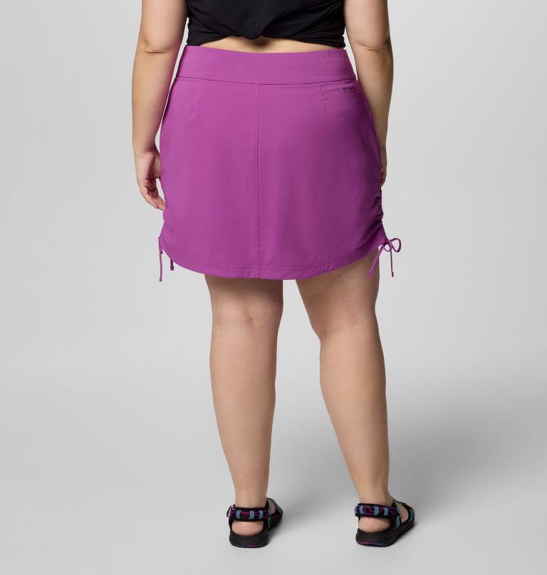 women all seasons ruched skort - plus size