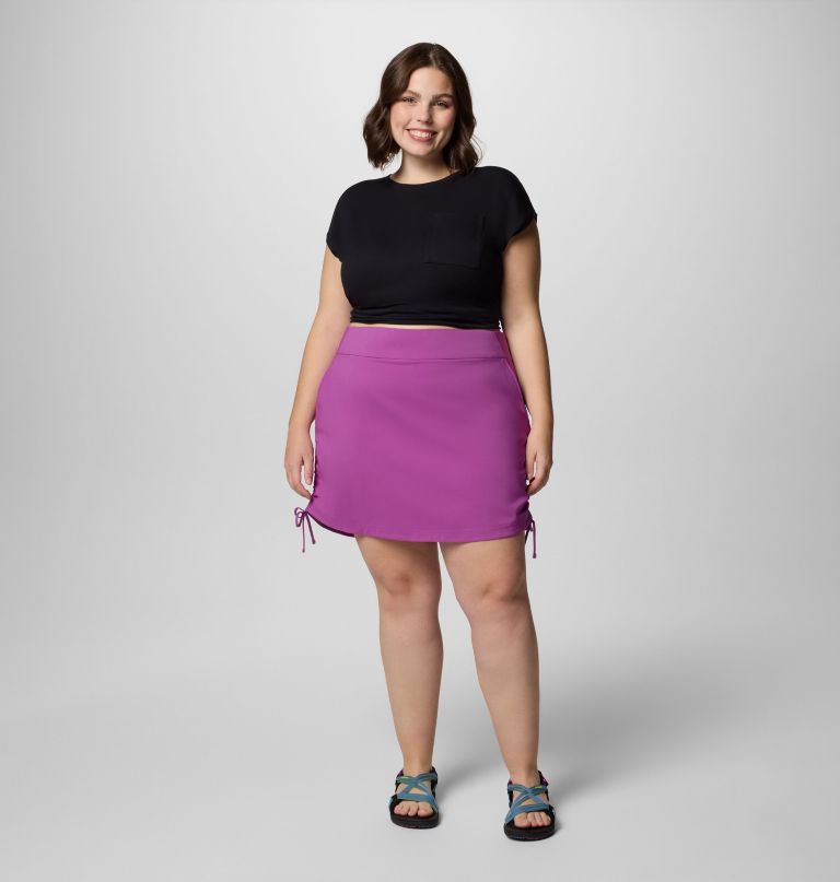 women all seasons ruched skort - plus size