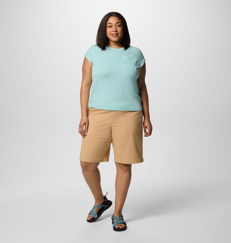 women all seasons long shorts - plus size