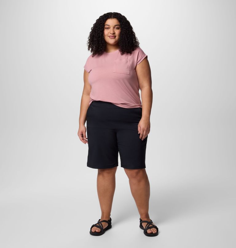 women all seasons long shorts - plus size