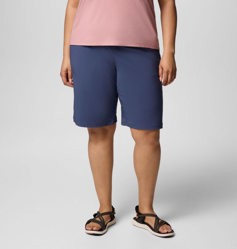 women all seasons long shorts - plus size