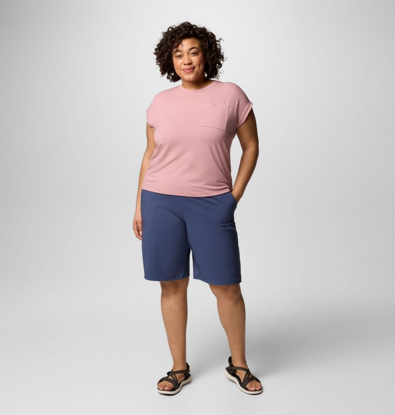 women all seasons long shorts - plus size