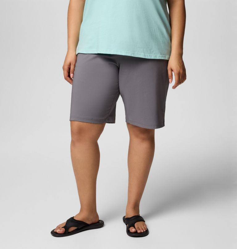women all seasons long shorts - plus size