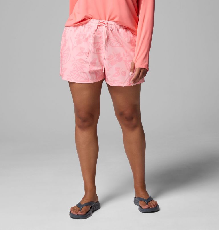 women bogata bay print shorts ii - plus size
