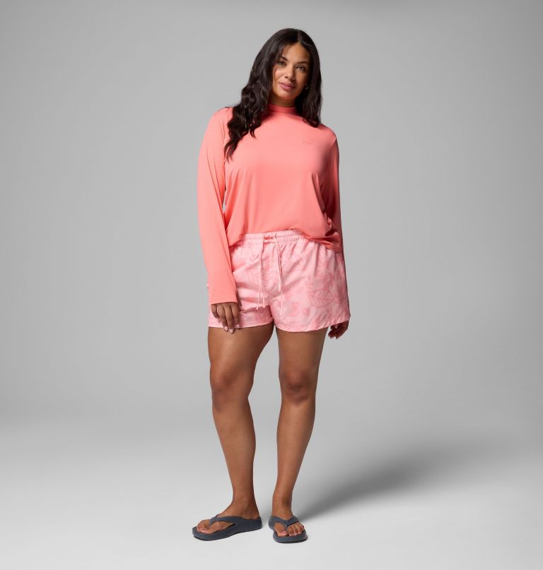 women bogata bay print shorts ii - plus size