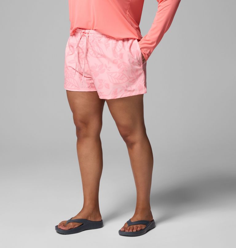 women bogata bay print shorts ii - plus size