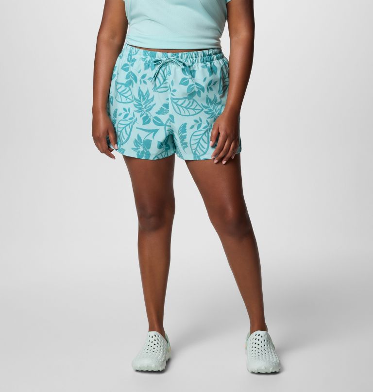 women bogata bay print shorts ii - plus size