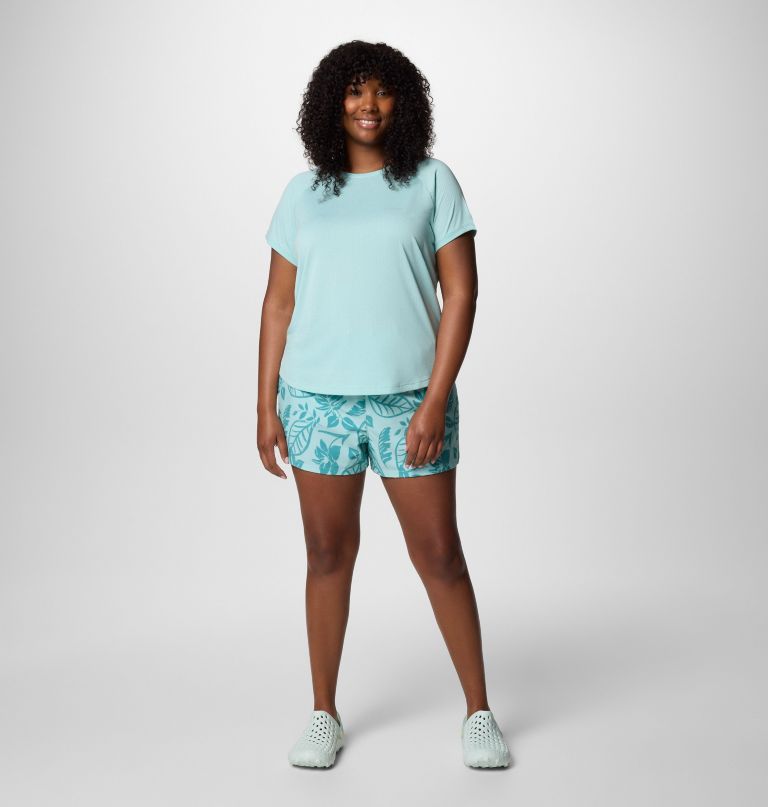 women bogata bay print shorts ii - plus size