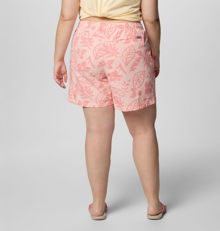 women sandy river printed shorts iii - plus size