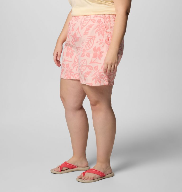 women sandy river printed shorts iii - plus size