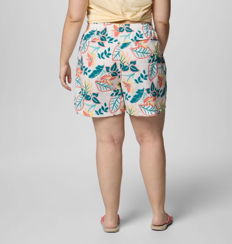 women sandy river printed shorts iii - plus size