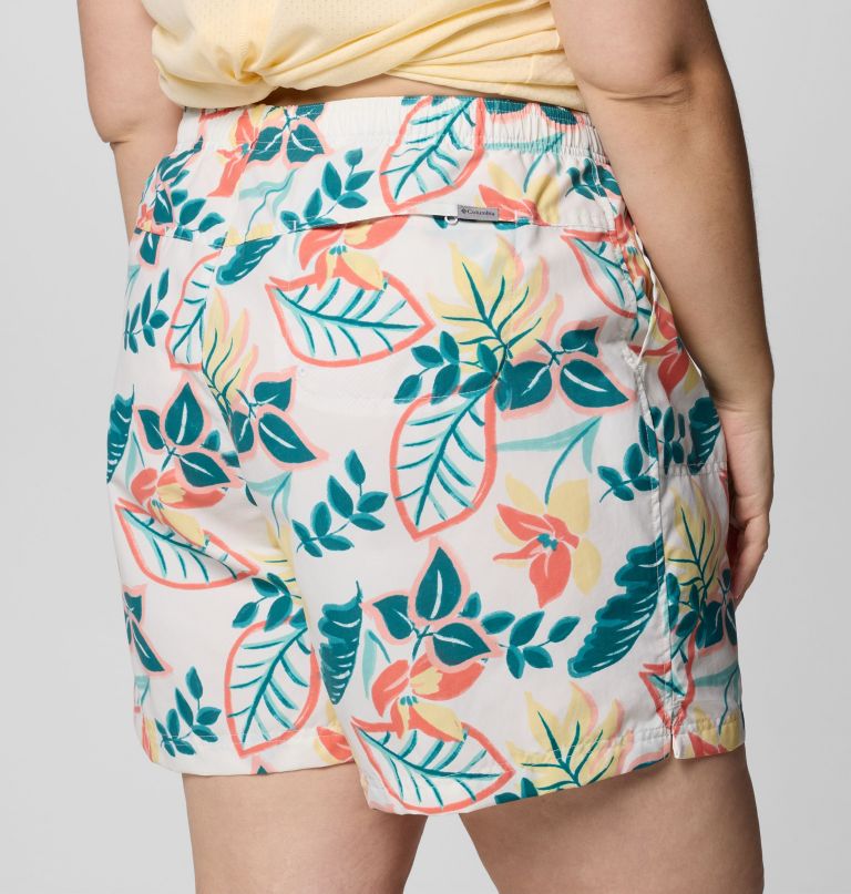 women sandy river printed shorts iii - plus size