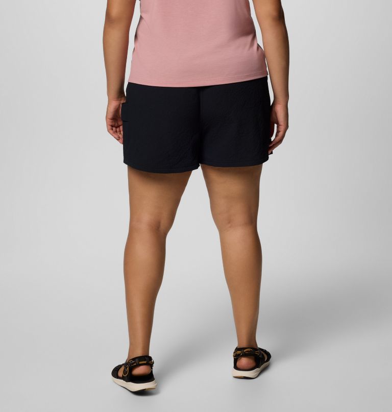 women sucker for summer shorts - plus size