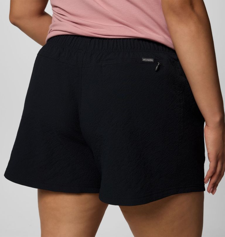women sucker for summer shorts - plus size
