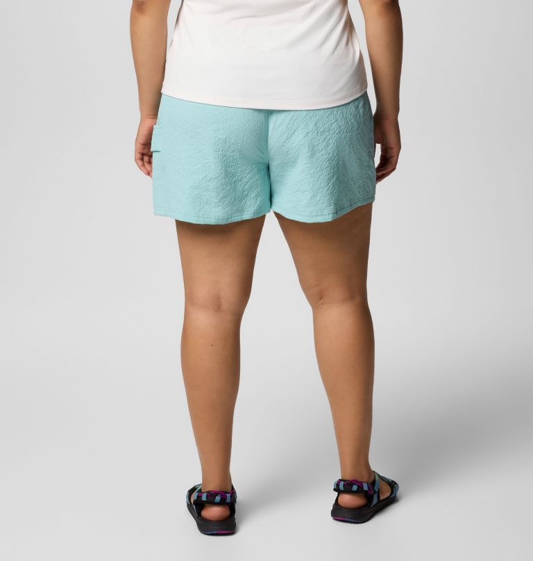 women sucker for summer shorts - plus size
