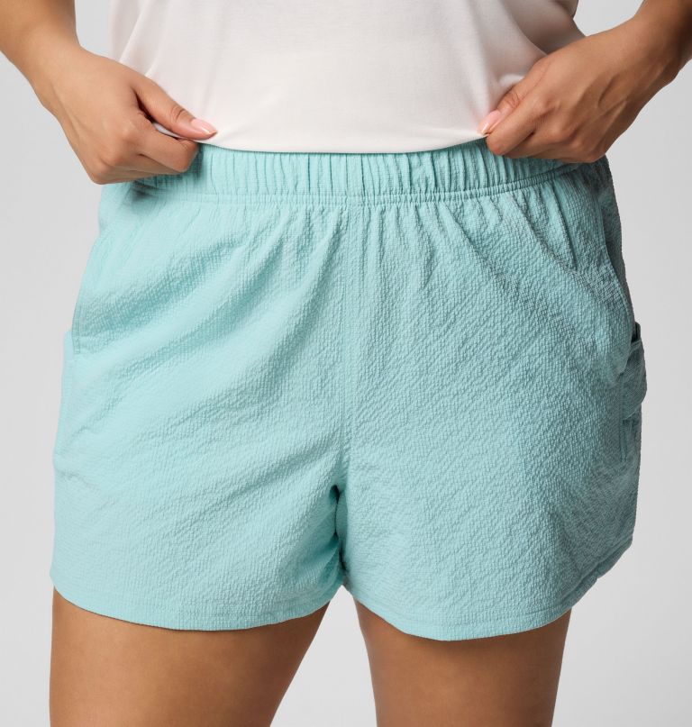 women sucker for summer shorts - plus size
