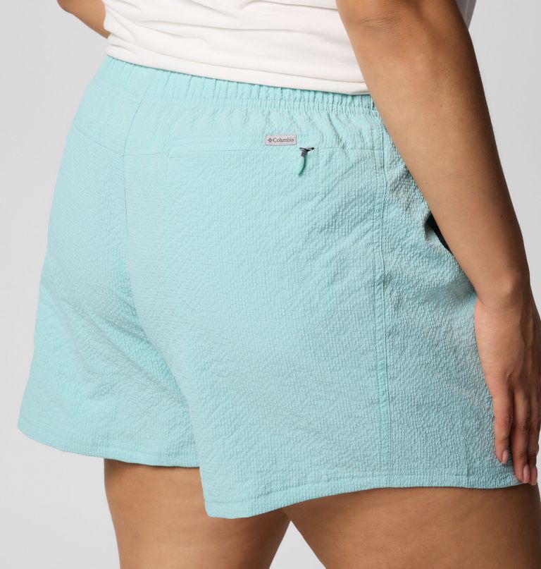 women sucker for summer shorts - plus size