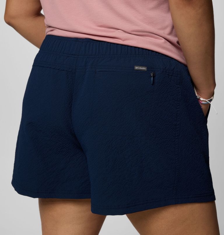 women sucker for summer shorts - plus size