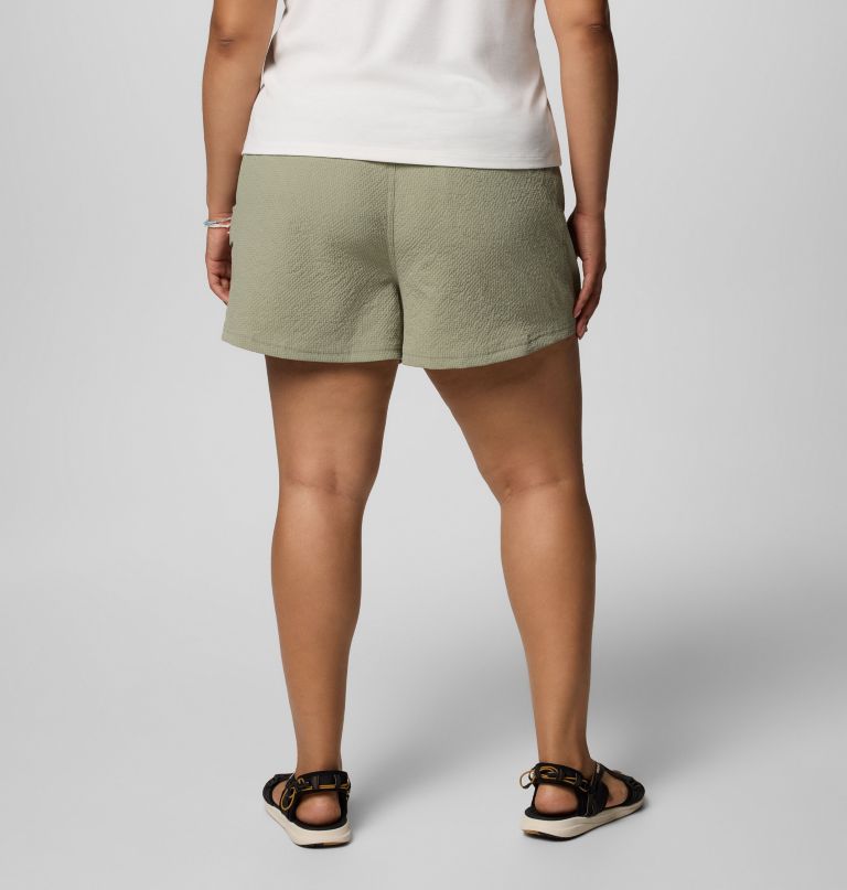 women sucker for summer shorts - plus size