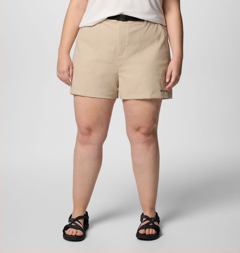 women brea falls nylon shorts - plus size
