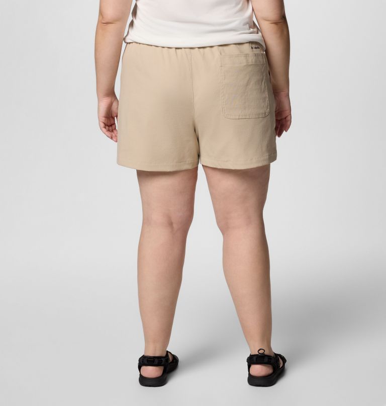 women brea falls nylon shorts - plus size